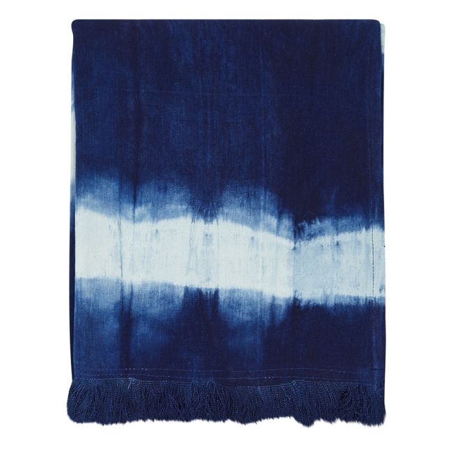 Fringed Beach Towel | Azul índigo