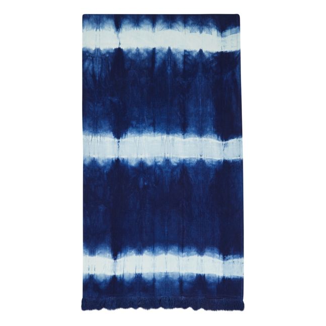 Fringed Beach Towel | Azul índigo