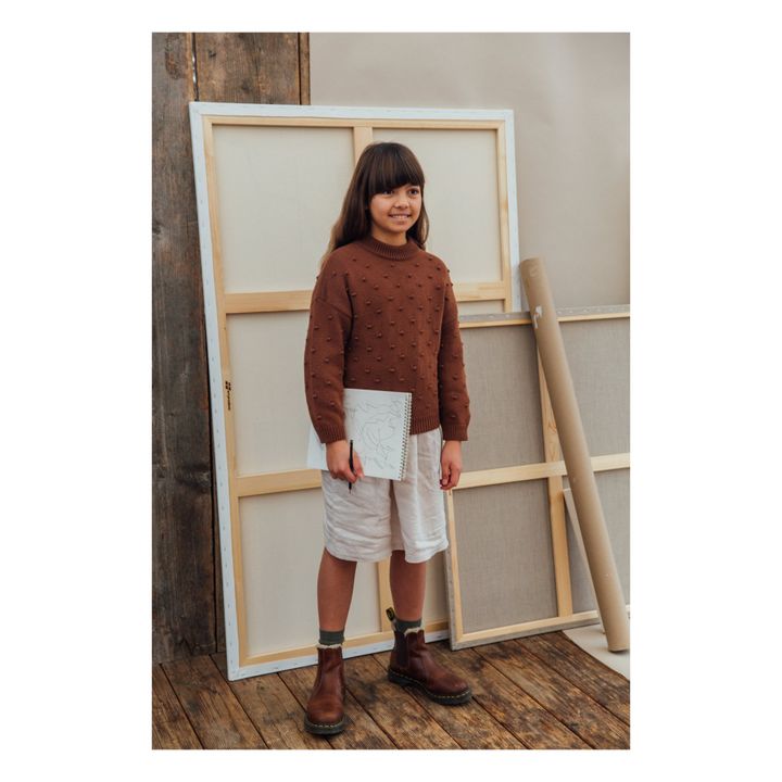 Juna Recycled Wool Jumper | Caramelo- Imagen del producto n°3