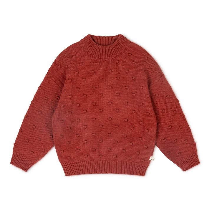 Juna Recycled Wool Jumper | Red- Product image n°0