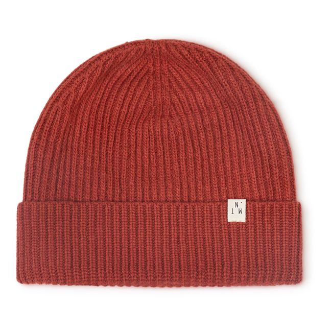 Recycled Wool Beanie | Red
