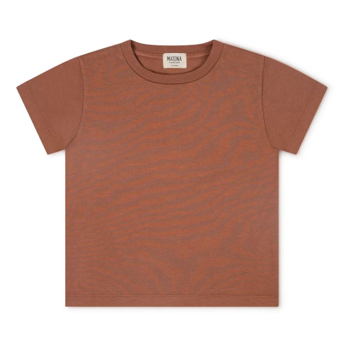 T-Shirt Coton Bio Jesse | Terracotta- Image produit n°0