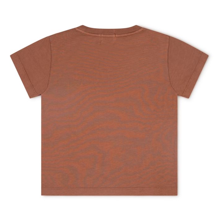 Jesse Organic Cotton T-shirt | Terracotta- Imagen del producto n°6