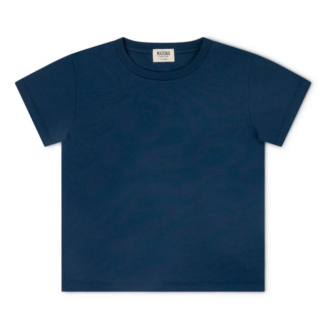 T-Shirt Coton Bio Jesse Bleu marine