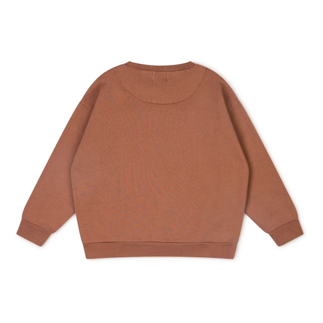 Malo Organic Cotton Sweatshirt | Terracotta