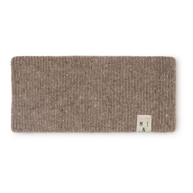 Recycled Wool Headband | Taupe brown