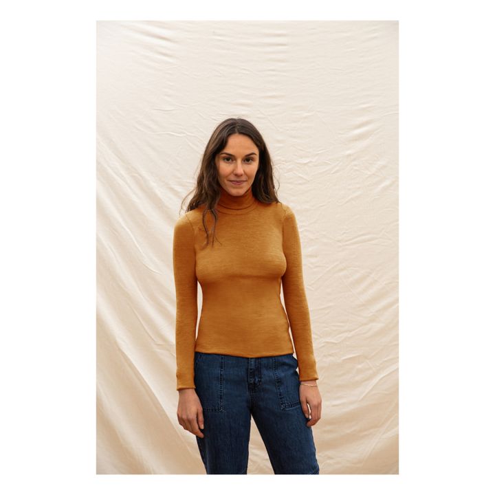 Organic cotton turtleneck on sale womens