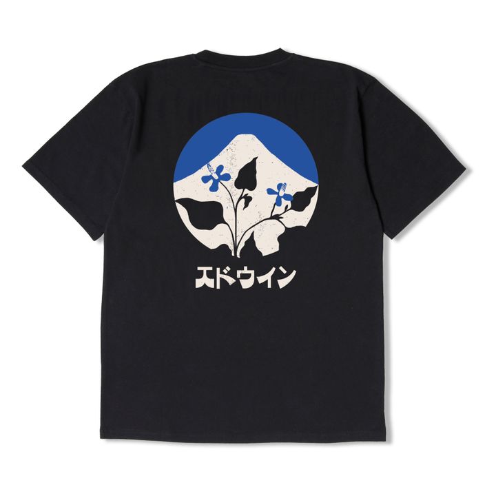 T-shirt Fuji  | Noir- Image produit n°0
