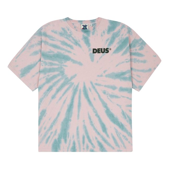 T-shirt Footed Tie and Dye Blanc