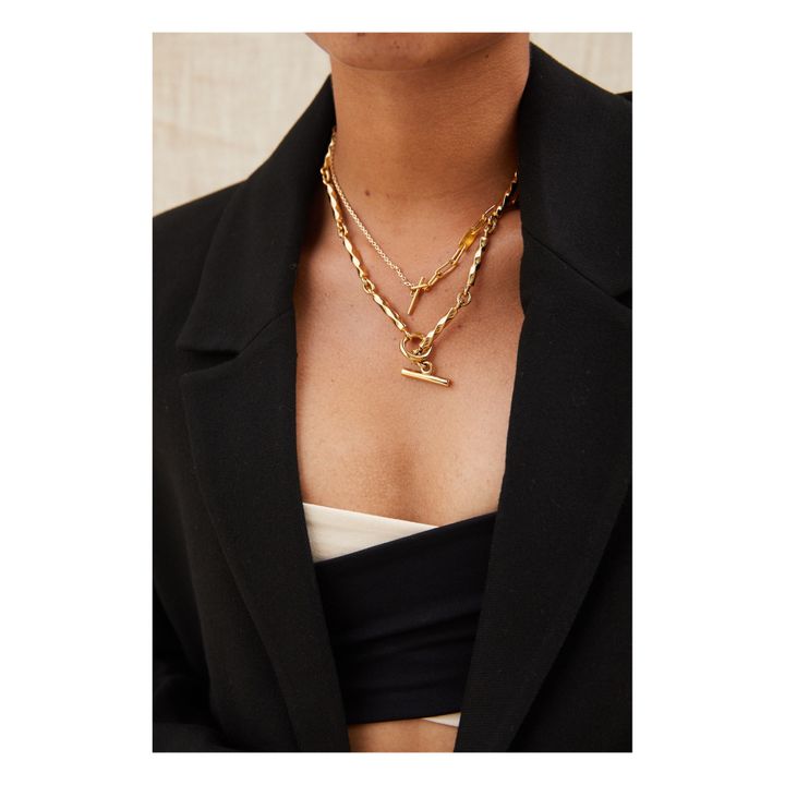Collar Imara Lariat | Dorado- Imagen del producto n°1