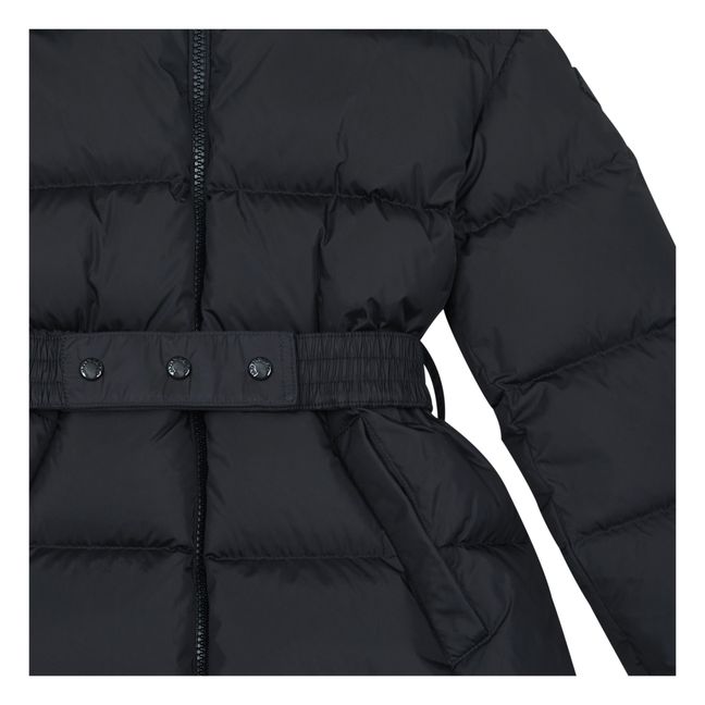 Chalain Long Puffer Jacket Nero
