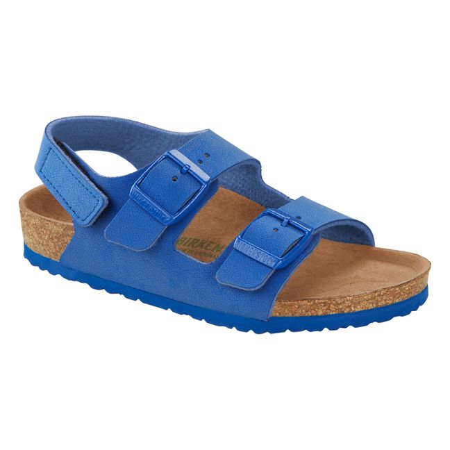 Milano Vegan Velcro Sandals Blue