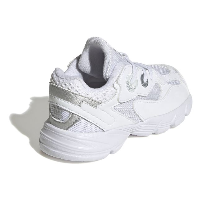 Astir Elastic Lace-Up Sneakers White