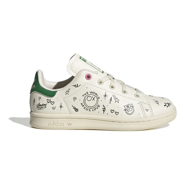 Stan Smith x André Saraiva Lace-Up Sneakers Cream