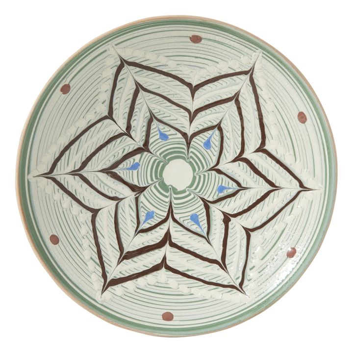 Flower Ceramic Plate | Terracotta- Product image n°4