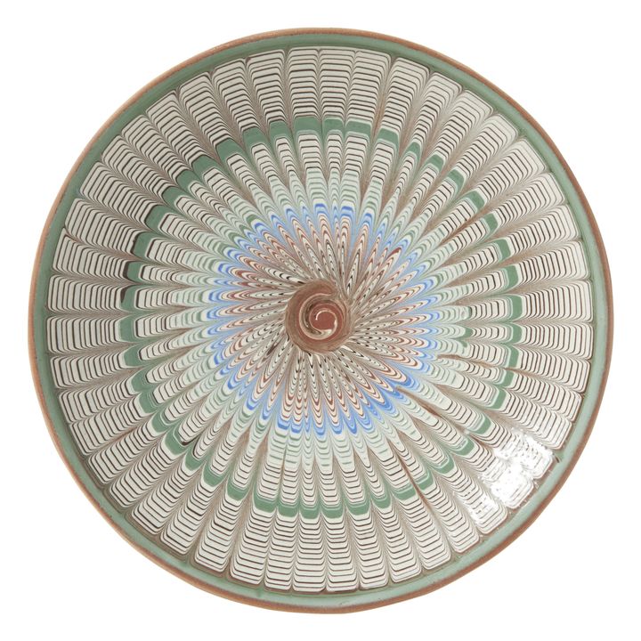 Assiette en céramique spirales- Image produit n°6
