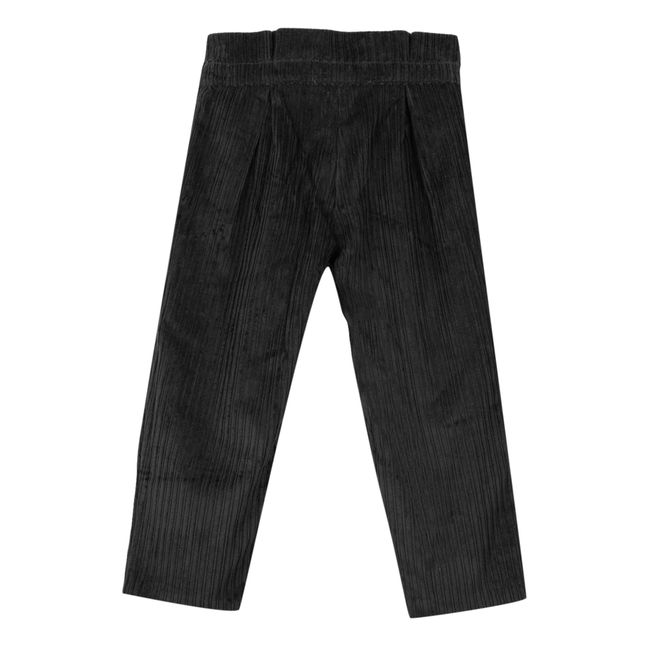 Pantalon Velours Côtelé Noir