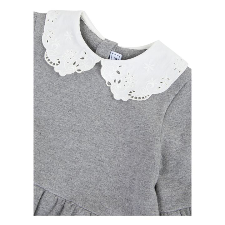 Lace Collar Dress Heather grey- Product image n°2
