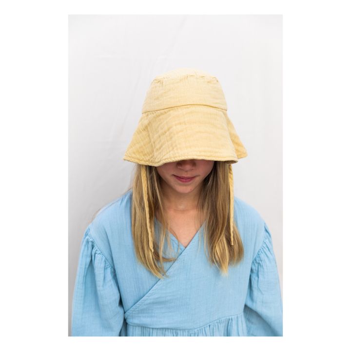Organic Cotton Hive Bucket Hat Beige- Product image n°2