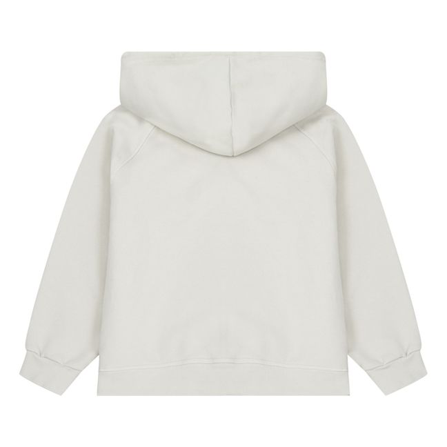 Feiner Fleece-Sweatshirt mit Kapuze Zitrone  | Grau