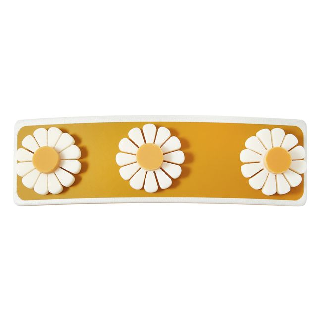 Scivolo per capelli a fiori | Giallo senape