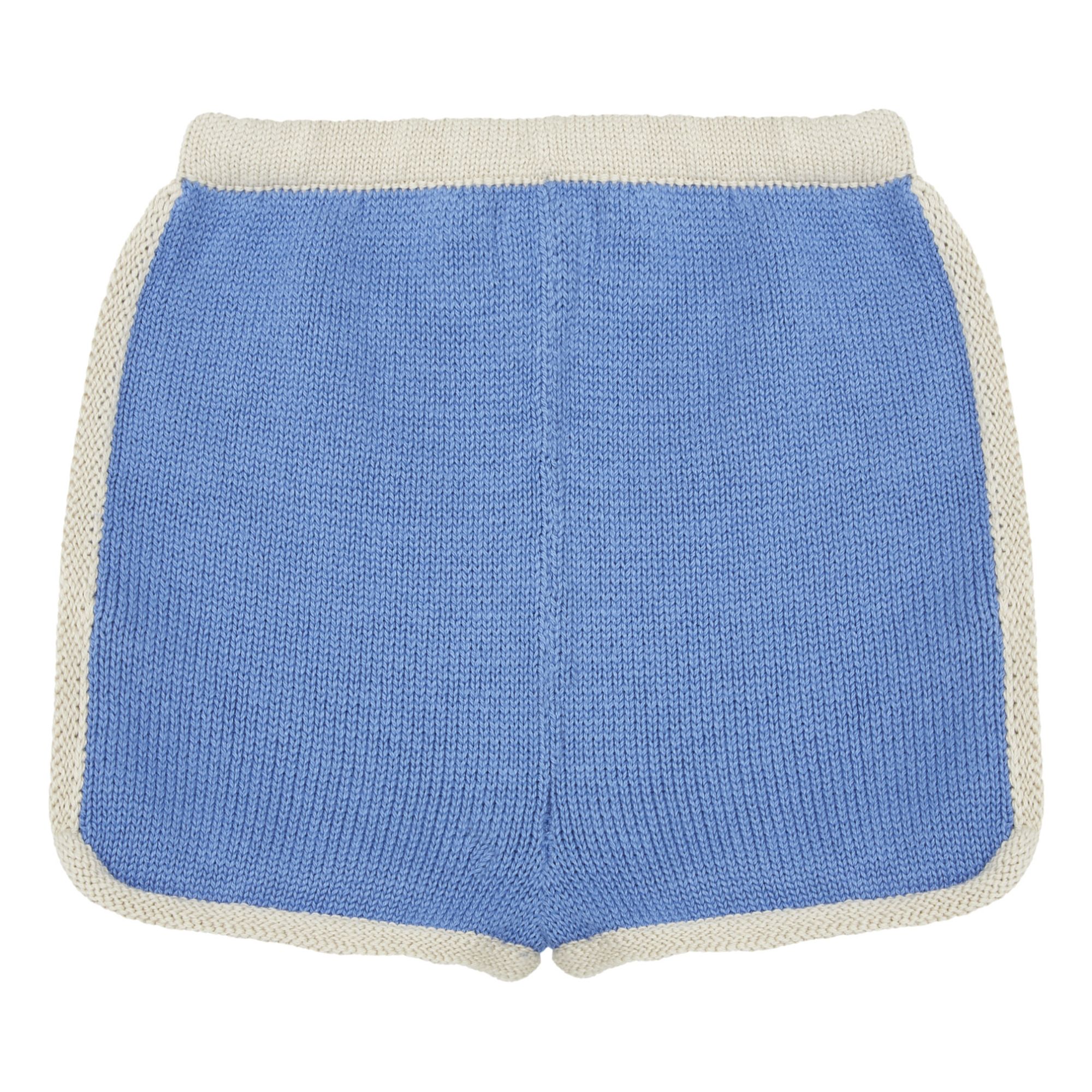 Knit Shorts Blue- Product image n°2