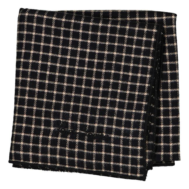 Sissi Checked Scarf Negro