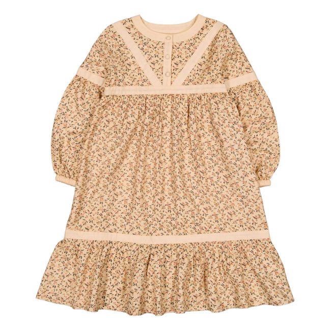 Blumenkleid Calice | Seidenfarben