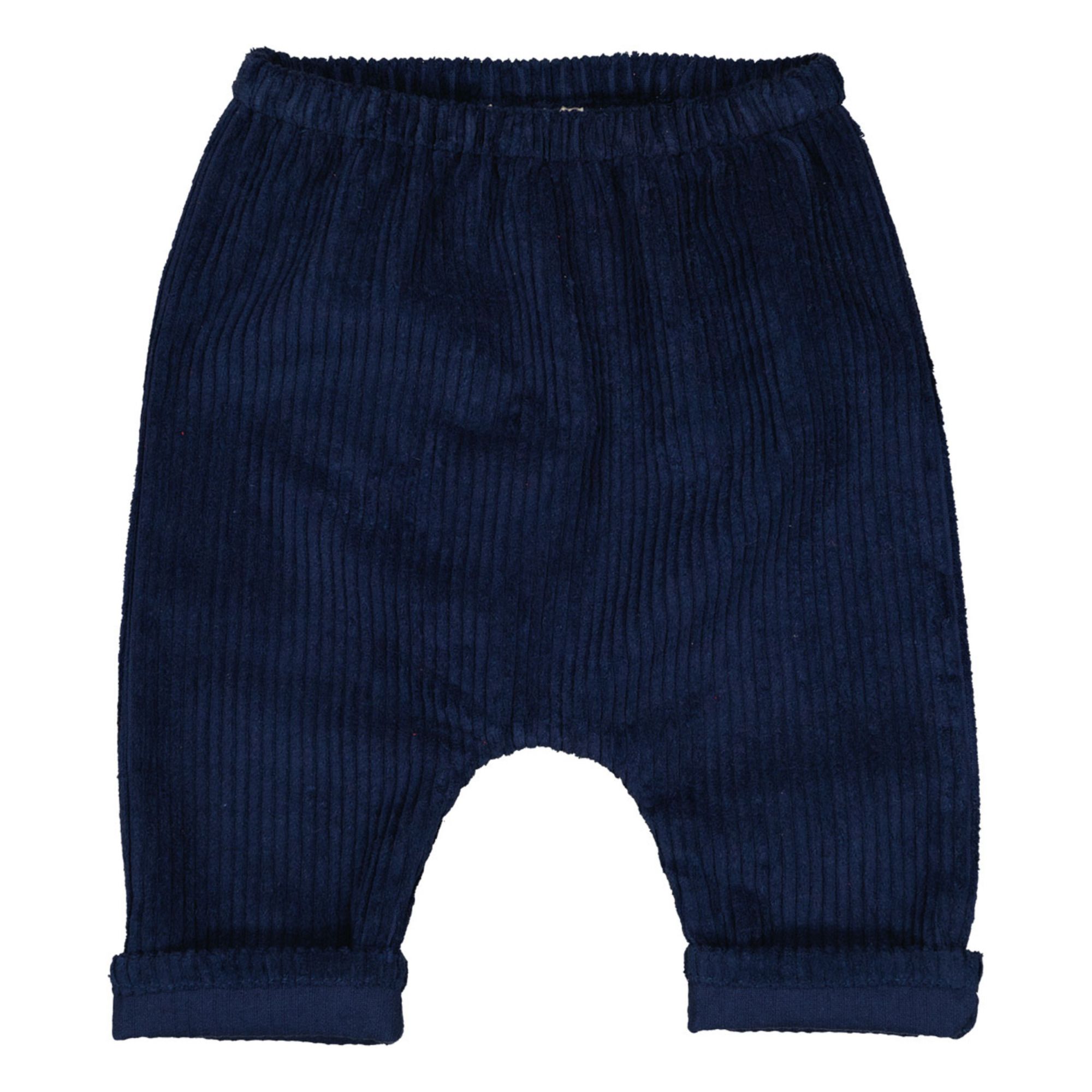 Jungle Corduroy Harem Pants Navy blue- Product image n°0