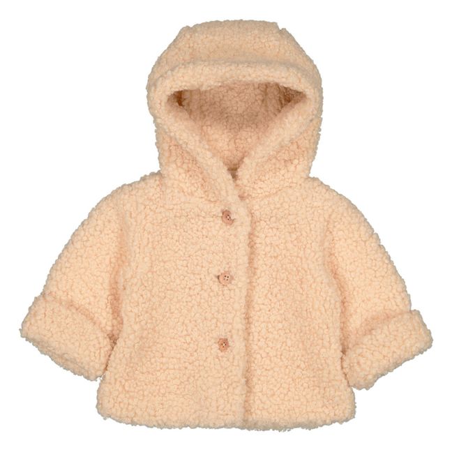 Mantel Felloptik Sherpa Löwe | Beige