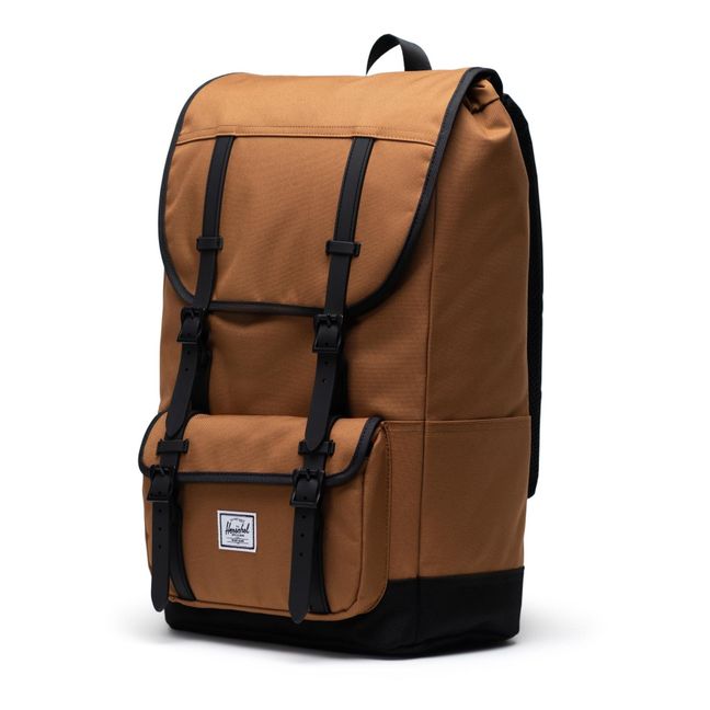 Little America Pro Recycled Polyester Backpack | Camel