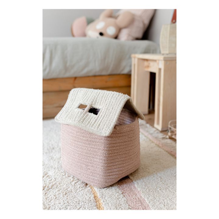 House Storage Basket | Nude beige- Product image n°1
