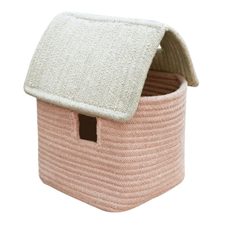 House Storage Basket Beige Nude- Imagen del producto n°2