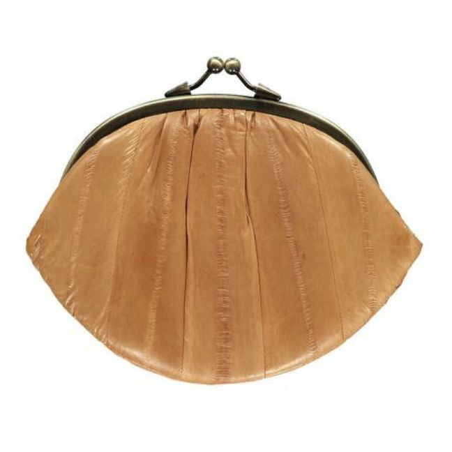 Monedero Piel de Anguila Granny | Camel