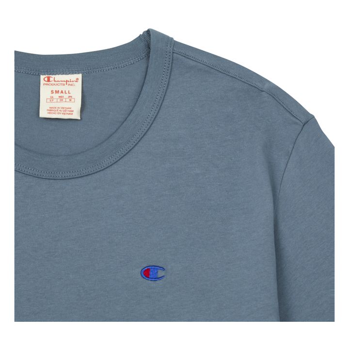 Premium Line - Reverse Weave T-shirt- Men’s Collection  | Graublau- Produktbild Nr. 1