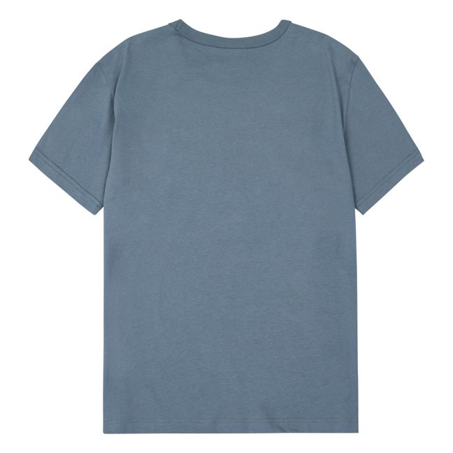 Premium Line - Reverse Weave T-shirt- Men’s Collection - Grey blue