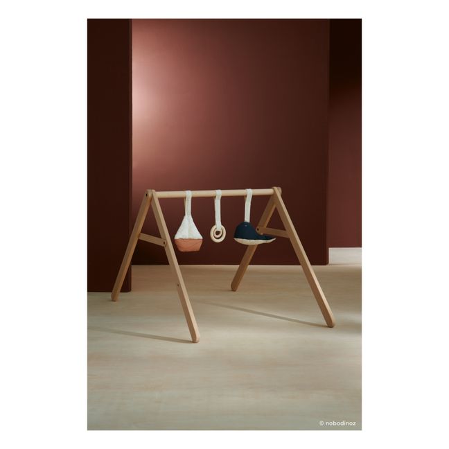 Wooden Activity Arch + Hanging Toys Azul