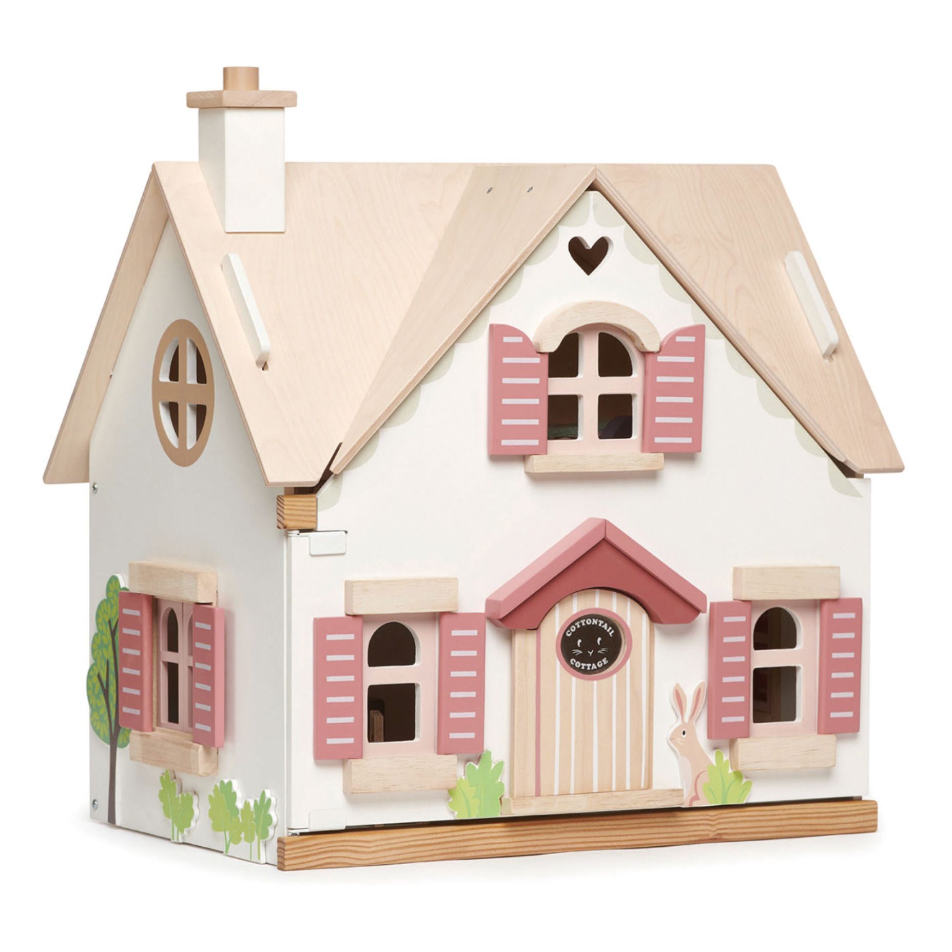 Casa de Muñecas Victoriana Madera Natural – PlanToys Chile