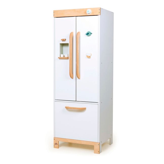 Kühlschrank und Zubehör aus Holz