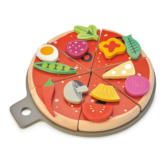 Spiel-Pizza aus Holz