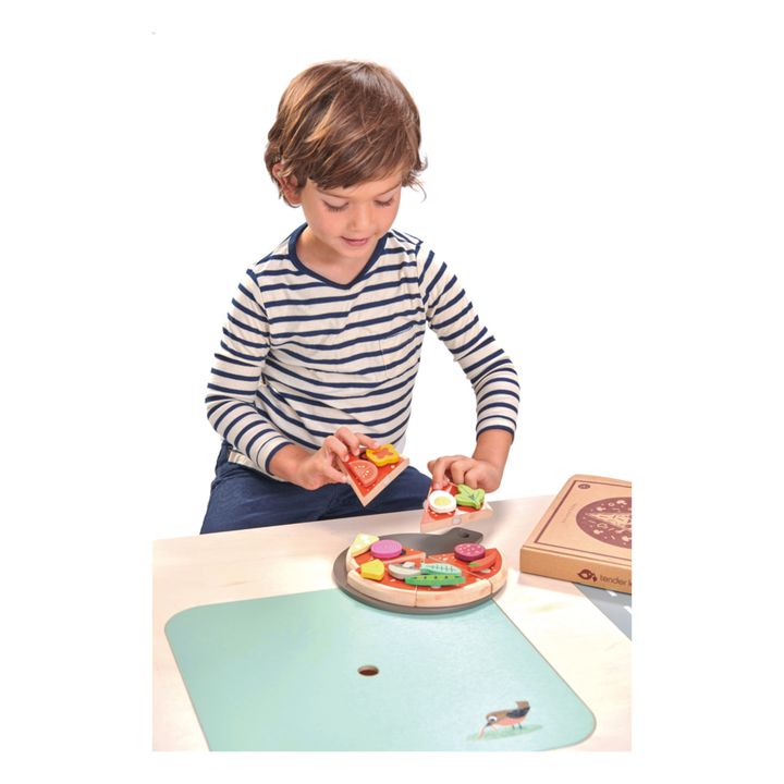 Spiel-Pizza aus Holz- Produktbild Nr. 2