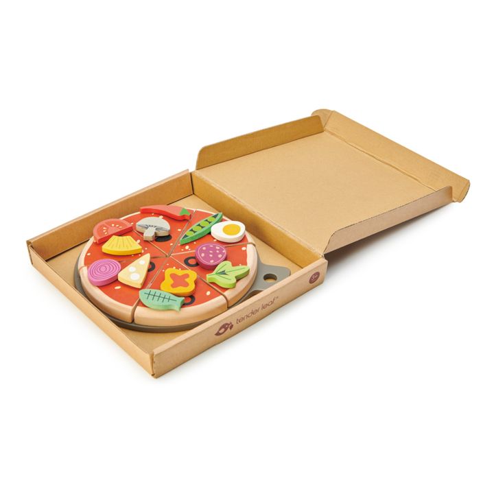 Spiel-Pizza aus Holz- Produktbild Nr. 5
