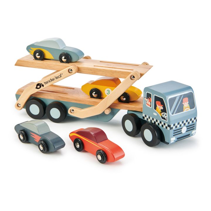 Wooden Car Transporter- Produktbild Nr. 0