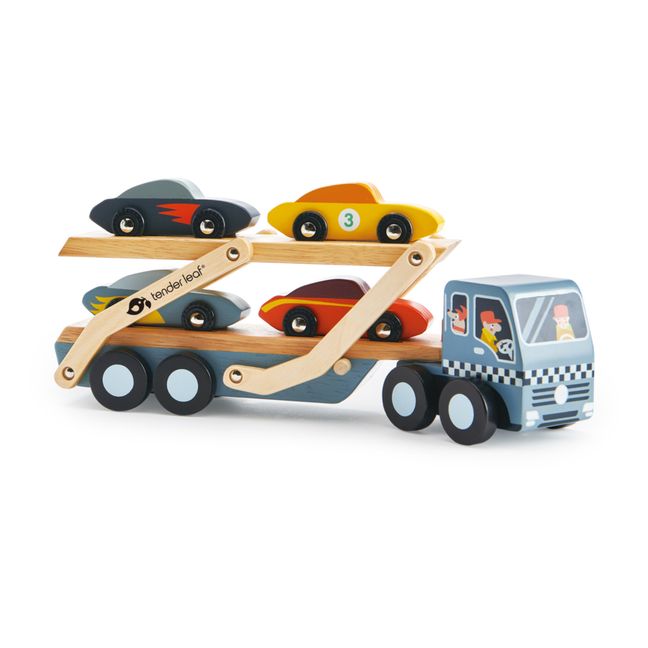 Transportador de coches de madera