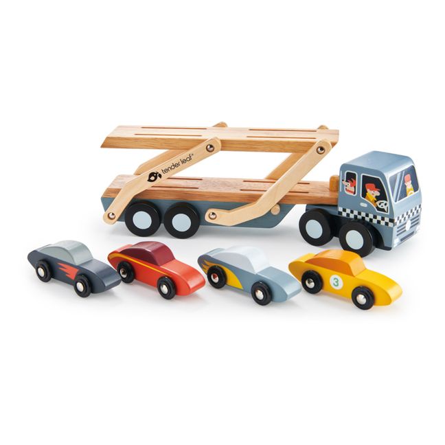 Transportador de coches de madera