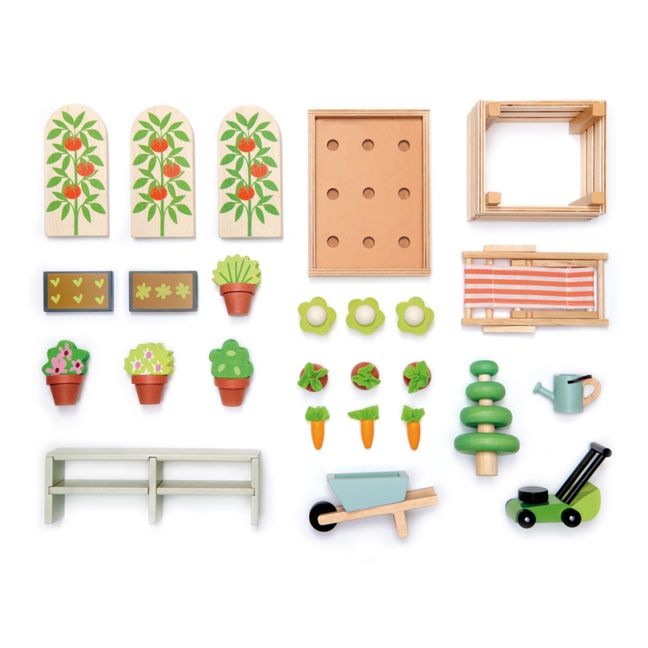 Serre en bois et ses accessoires