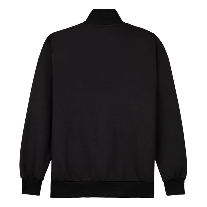 Studio Sweatshirt mit Reißverschluss aus Bio-Baumwolle und recyceltem Polyester | Schwarz- Produktbild Nr. 5