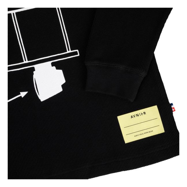 Structure Organic Cotton T-Shirt | Black