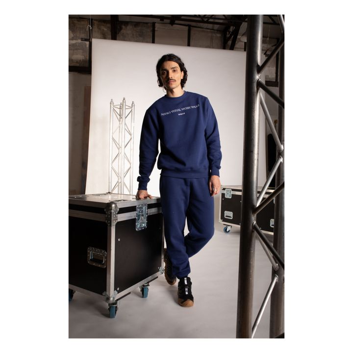 Encore Organic Cotton Sweatshirt Navy blue Avnier Fashion Adult