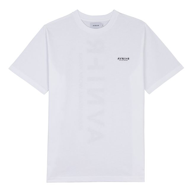 Vertical Organic Cotton T-shirt | Bianco